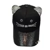 cat ears black hat