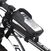 Regenfeste Fahrradtasche, Fahrrad-Front-Handyhalter mit Touchscreen, Oberrohr, Radfahren, reflektierend, MTB-Zubehör, Handyhülle