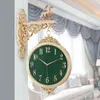 Modern Nordic Wall Clock Fashion Luxury Creative a doppia facciate orologio minimalista domestico MECANISMO RELOJ DECORT DF50WC H1230