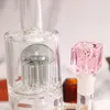 Partihandel Tjock Pyrex Creative Glass Bowl Square Form Rör Heavy Handtag med 14mm 18mm Man Herb Tobak Bong Skålar För Vattenrör Bongs
