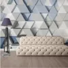 Papel pintado geométrico fondos de pantalla geométricos abstractos 3D de alta calidad para la sala de estar