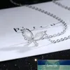 925 Стерлинговые серебряные серебряные бабочки очаровательные ожерелья для женщин Опал Камень цепи Ожерелье Ювелирные Изделия Партия Свадебные подарки S-N720
