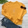 Gekleurde bij Dankbare Sweatshirt Vintage Vrouwen Thanksgiving Pullovers Esthetische Celestial Moon Boho Sweatshirts Outfits X0721