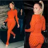 Sexy Tracksuits Women Long Sleeve Shirt And Pants Sets Hole Bodycon Legging Two Pieces Set Suit Outfit Black Autumn