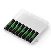 18650 Battery Boxes Case Plastic Protective Storage Translucent Strong Cases with Hook Holder for 8*18650 batteries