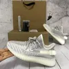 Löpskor v2 beluga reflekterande mx havre rock blå ben vit blå stickare runner svavel män kvinnor designer sneaker mono cinder svart uppfödda zebra storlek US5-US13 med hälften