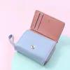 Carteras Cartera creativa multicapa para mujer, monedero a la moda, tarjetero corto, bolso plegable de cuero PU con cremallera, Mini Clutch317h