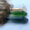 Anal toys Simulation Crystal Glass Tail Fox Plug Dog Butt Adult Sex Toys Male And Female Masturbation 1125