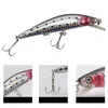 Vibra-Strike Flash Rure Fishing Swimbait充電式USB釣りルアースイッチMinnow電子釣り餌YE16 53 x 2