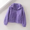 Manteau de fausse fourrure femmes cordon de serrage pardessus hiver chaud doux veste à fermeture éclair femme peluche poche décontracté Teddy vêtements d'extérieur 210531