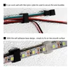 Belysningstillbehör Självhäftande Wire Bundle Holder Tie Mount Clip för Fix 5050 3528 LED Strip Connector