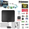 4K Digital HDTV Aerial Indoor Amplified Antenna 1280 Miles Range HD1080P Signal Receiver Freeview TV For Local Channel Broadcast