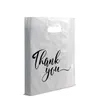 3 cor saco de compras sacos de armazenamento ao ar livre Obrigado saco de presente diy logotipo customizável 30 * 38cm