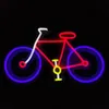 20''Fashion bisiklet işareti led neon ışıkları bira bar disko restoran genel yerler kulübü ktv duvar dekorasyon 12 v süper parlak