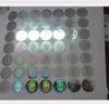 Лазерная голограмма Материал печать наклейки против контрафакции необработанные контрафактные для логотипа безопасности этикетки на печать 2021