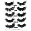 Mais novo 9 pares 8d faux mink cílios falsos bandeja de cisne multilayer grossa cruzada pestanas falsificadas dramáticas diy lashes extensão multipack