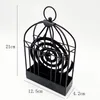 Creative Mosquito Coil Holder Birdcage Shape Summer Day Iron Mosquito Repellent Incenses Rack Plate Home Decoration