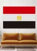 Drapeaux égyptiens bannière nationale en polyester volant 90 x 150 cm 3 * 5 pieds partout dans le monde dans le monde extérieur peut être personnalisé