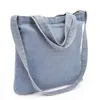 Borsa ladi in denim borsa a tracolla singola borsa inclinata borsa grande