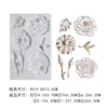 Camellia Peyning Rose Magnolia вишневый цвет силиконовые плесени помадка для украшения торта инструмент Sugarcraft Sugarcraft инструмент для пирога 210225