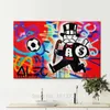 Alec Graffiti Pop Painting Street Urban Money Art On Canvaswall Pictures For Living Room Home Decor Wall Decoratior1 T200904