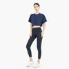 Sport Top Dames Running Fitness Yoga Korte Open Navel Losse Ademend Korte Mouw T-shirt Workout Oefening Casual Gym kleding Vrouwen