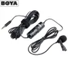 BOYA BY-M1 BY-M1DM LAV Lavalier Microfone OmniDeeneнаправленный конденсатор микрофон 3.5 мм микрофон Canon / DSLR аудио регистрации