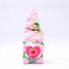 Dwarf Gnome Faceless Doll Flowers Easter Plush Faceless Plush toy Home Decoration Kids Toys Standing Mother Day Decoration gift