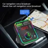 Car Phone Chargers Adapter F3 Universal Bluetooth Wireless Handsfree FM Transmitter Audio MP3 Music Player Dual USB PD 3.1A Quick Charge With Colorful LED Backlight