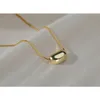 Ny Korea Vintage Gold Silver Färg Acacia Bönor Hängsmycke Choker Halsband Smycken För Kvinnor Flickor Gåva