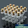 5 ml Wunschflaschen, kleine kleine leere klare Korkglasflaschen, Fläschchen für Urlaub, Hochzeit, Heimdekoration, Weihnachtsgeschenke
