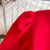 秋の冬の女性赤い包帯ボディコンドレスビンテージVネックランタン長袖ハイウエストパーティーシースベスティドス女性新しい2022