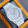 Diamond horloge automatisch mechanisch 40 mm herenhorloges voor heren polshorloge roestvrij staal mode polshorloges Montre de luxe
