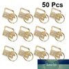 50pcs matériel de tissu de bricolage porte-clés matériel de bracelet porte-clés avec porte-clés pour accessoires de sangle de bagage de longe (25mm, argent)