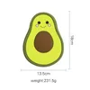 Babyveilige siliconen dineren plaat met deksel cartoon avocado waterdichte voeding kom servies antislip servies bpa gratis G1210