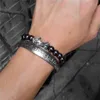 Feng Shui Magnetische Hematiet Stretch Kralen Armband Mannen Vrouwen Unisex Bangle Bixie Rijkdom en Geluk Pi Yao Zwarte Armband