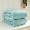 Solid Color Flannel Blanket Dark Green Fleece Blandets Black Throw Grey Bed Linen Sheet Blue Bedspreads Home Textile 150*200cm 211122