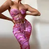 Kadın Bodycon Seksi Yaz Elbise Kulübü Zarif Backless Elbise Spagetti Kayışı Vestidos Casual Parti Midi Elbise Y1006