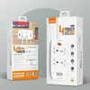 LDNIO Snelle lading 3.0 Power Strip Switch Surge Protector 2 M Extension Cable Multi Outlets Plug 4 Sockets USB Opladen Poorten