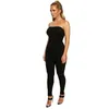 ANJAMANOR Sexy Bretelles Bodycon Jumpsuit avec Ceinture Côtelé Tricoté Automne Hiver Vêtements pour Femmes Club Party Barboteuse D92-AC72 201007