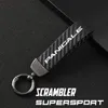 Keychains Carbon Fiber Motorcycle Key Chain Ring For Ducati 800 SUPERSPORT PANICALE Accessories