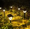 LED Solar Powered Garden Lawn Lamps Durable Waterproof Landscape Outdoor Pathway Lights Yard Patio Decoration