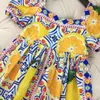 Alte Quliaty Baby Girls Dress Tops 2021 Summer Dolci Bambini Ragazza Abiti per bambini Party Dress Abbigliamento