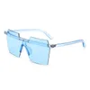 Designer de luxe hommes lunettes de soleil pour femmes hommes unisexe mode sans monture carré une pièce soleil UV40 lunettes JC8230 avec étui