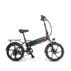 AB Stok Siparişi 20LVXD30 Akıllı Katlanır Elektrikli Bisiklet E-Bike 7 Hız Moped Bisiklet 350 W 25-35km / H 20 inç Bisiklet