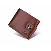Wallets Vintage Men Small Money Purses Soft PU Leather Short Thin Wallet With Coin Bag Zipper Cards HolderWallets
