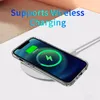 1.5MM Acrylic Clear Case Cover Anti-Scratch Shockproof Hard Transparent Cases with Soft Raises for iPhone 15 pro max 12 mini 11