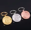 Nyaste Bitcoin Keychain Musikband Keyring Pendant Kvinnor och Män Smycken Samling Present