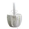 Festa infantil Use Wedding Flower Girl Basket para Cerimônia de Decoração Festival Diy Bowknot Setin Basket Supplies