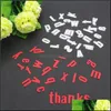 Bakeware Kitchen, Dining Bar Home & Gardenstainless Steel Diy Baking Cookie Print Cutter English Alphabet Letters Numbers Biscuit Mold Set T